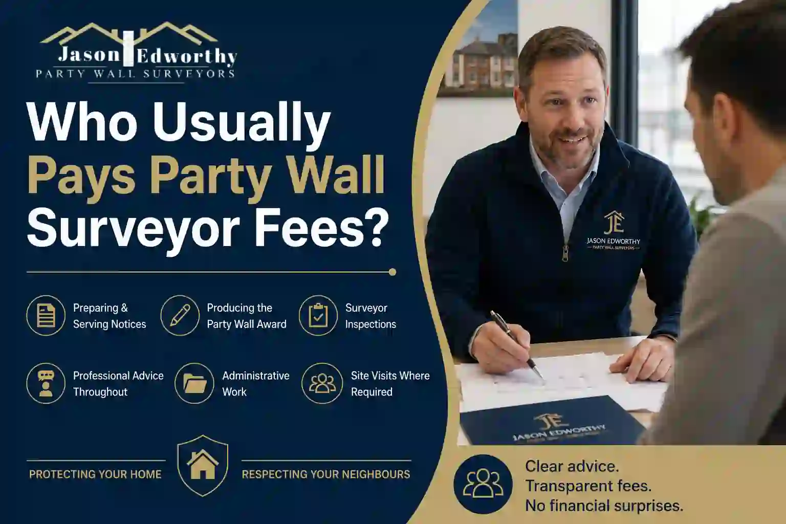 Who Usually Pays Party Wall Surveyor Fees Leicester Forest East?